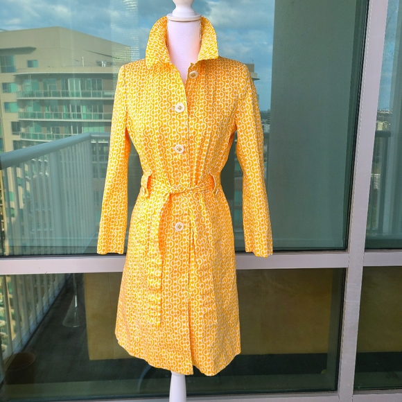 Skirtin Around Jackets & Blazers - Skirtin Around Yellow Trench Coat